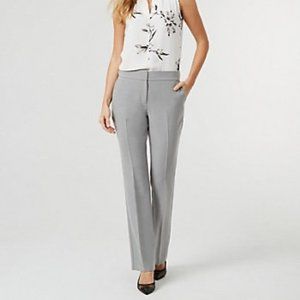 Le Chateau Light Gray Woven Straight Leg Pant - Size 8